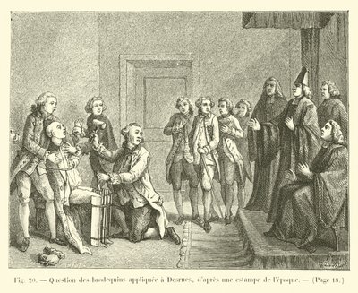 Pytanie o buty zastosowane do Desrues, po odcisku z epoki autorstwa French School