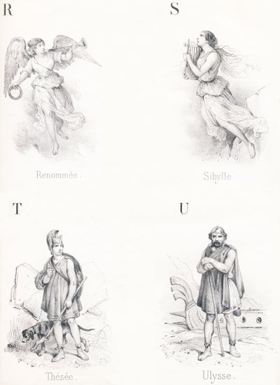 R S T U: Renamed, Sybilla, Thesee, Ulisses autorstwa French School