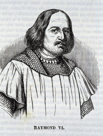 Raymond VI w „Mozaice południa”, Tuluza autorstwa French School