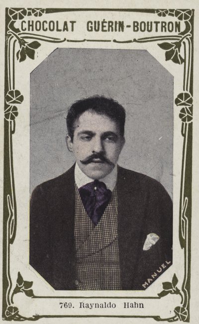 Reynaldo Hahn (kolorowe zdjęcie) autorstwa French School