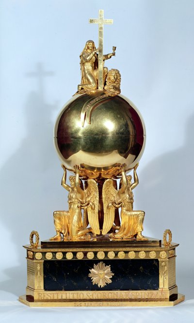 Relikwiarz Korony Cierniowej, 26 października 1804 (złoto) autorstwa French School