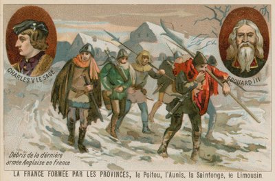 Pozostałości ostatniej armii angielskiej we Francji autorstwa French School