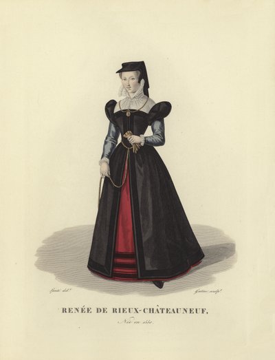 Renée de Rieuf, La Belle Chateauneuf autorstwa French School
