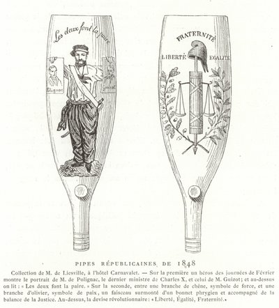 Fajki Republikańskie, Rewolucja 1848, Francja autorstwa French School