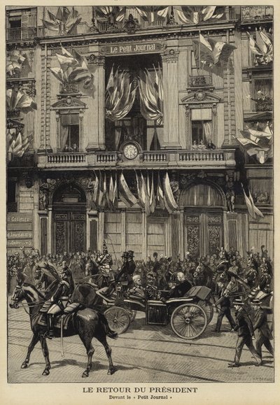 Powrót prezydenta Francji Felixa Faure