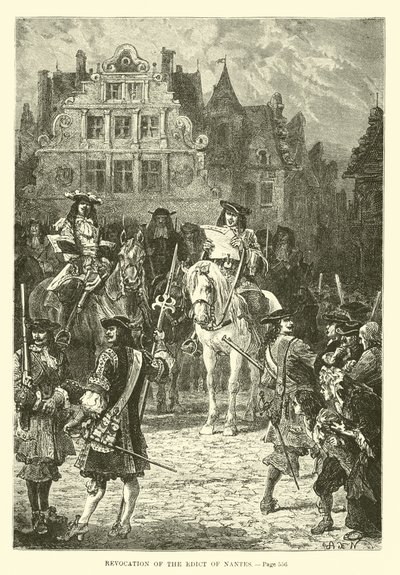 Odwołanie edyktu nantejskiego autorstwa French School