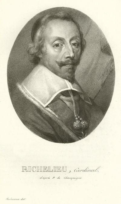 Richelieu, kardynał autorstwa French School