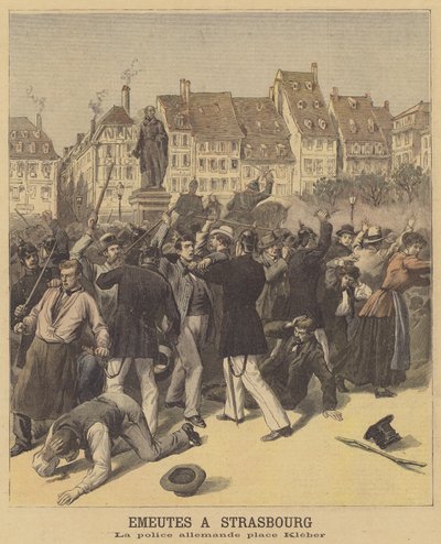 Zamieszki w Strasburgu autorstwa French School