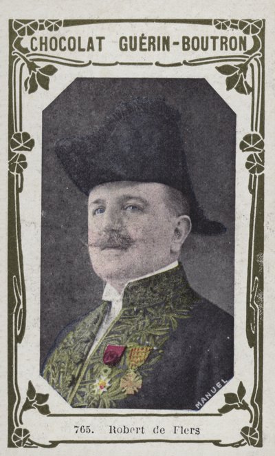 Robert de Flers (kolorowe zdjęcie) autorstwa French School