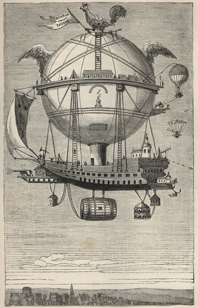 Balon Robertsona Minerve autorstwa French School