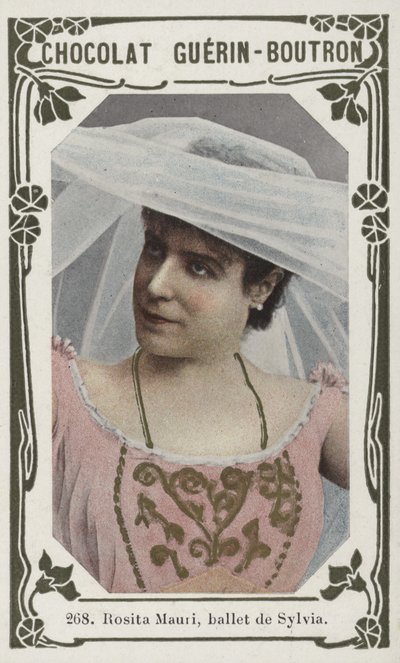 Rosita Mauri, balet de Sylvia (kolorowe zdjęcie) autorstwa French School