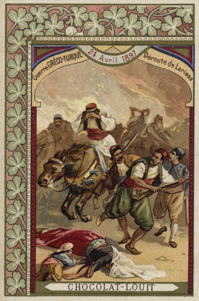 Pogrom Greków w Larisie, wojna grecko-turecka, 24 kwietnia 1897 autorstwa French School
