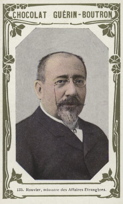 Rouvier, minister spraw zagranicznych (kolorowe zdjęcie) autorstwa French School