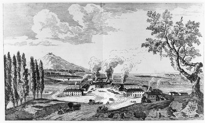 Królewska odlewnia w Le Creusot w 1787 r. autorstwa French School