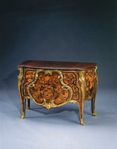 Komoda królewska Ludwika XV, ok. 1757 autorstwa French School