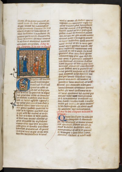 Royal MS 19 DI, f.76r, Roman d