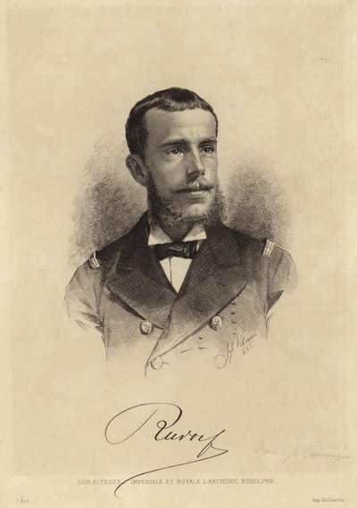 Rudolf, książę koronny Austrii autorstwa French School