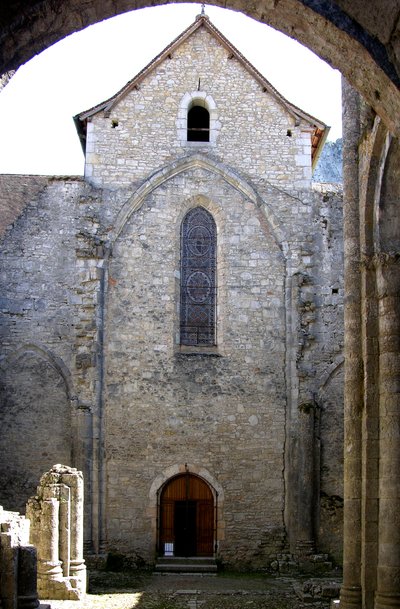 Ruiny Opactwa Benedyktynów autorstwa French School