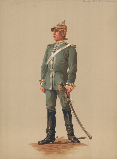 Kawaleria Gwardii Saskiej, sierżant autorstwa French School