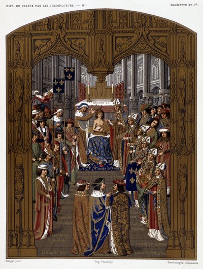 Koronacja Karola VI (1380) - w "Les Chroniqueurs de l