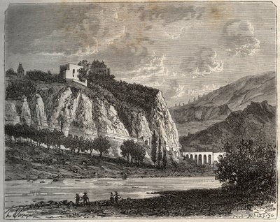 Saint-Paul-en-Cornillon (Saint Paul en Cornillon) - Loara, w regionie Rodan-Alpy - rycina w „La France illustree: geografia, historia, administracja statystyczna” autorstwa V.-A. Słodowo-Brązowy. 1884 autorstwa French School