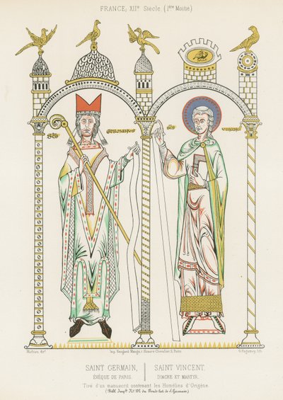 Saint Germain i Saint Vincent autorstwa French School