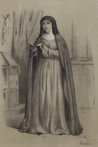 Święta Katarzyna ze Sieny autorstwa French School