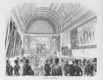 Sprzedaż galerii Aguado, 1843 autorstwa French School