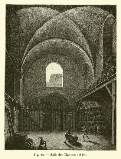 Pokój kąpielowy, 1810 autorstwa French School