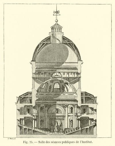 Sala Sesji Publicznych Instytutu autorstwa French School