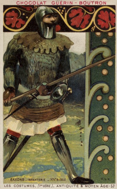 Saksoński piechur, XIV wiek autorstwa French School