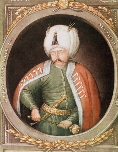 Selim I (1466-1520) zwany Jawuzem Ponurym, sułtan 1512-20 autorstwa French School