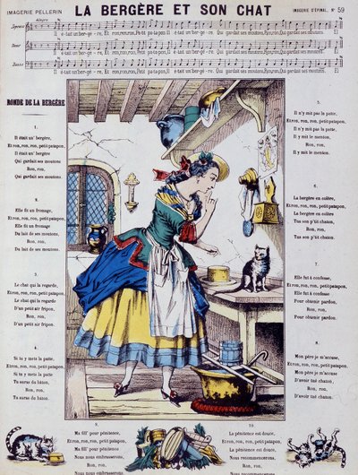 Nuty do popularnej piosenki: pasterka i jej kot - image d