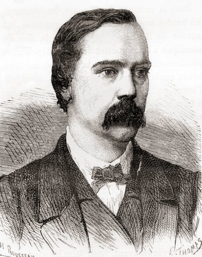 Sir Charles Tilston Bright, z Les Merveilles de la Science, opublikowanego ok. 1870 r. (rycina) autorstwa French School