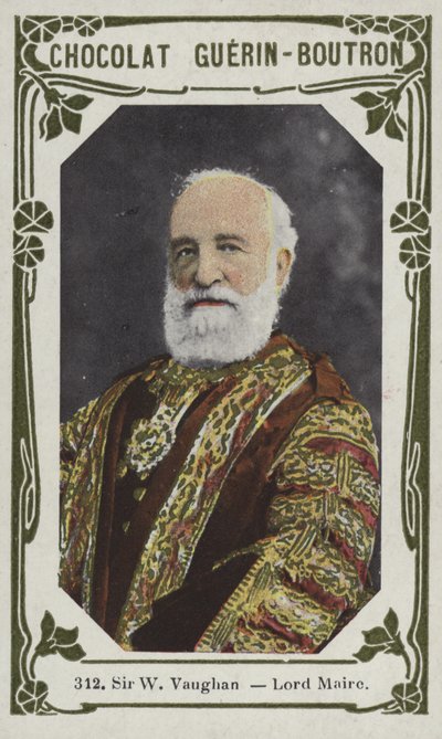 Sir W Vaughan, Lord Maire (kolorowe zdjęcie) autorstwa French School