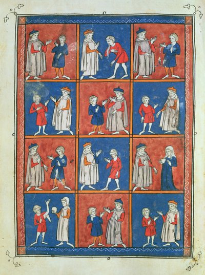 Sloane 1977 fol.51v Dwanaście dolegliwości, z „Chirurgia” Rogiera de Salerne autorstwa French School