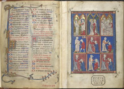 Sloane 1977, f.2 Chirurgia: sceny biblijne i medyczne autorstwa French School