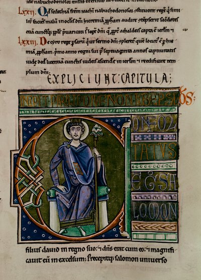 Salomon z Biblii Souvigny