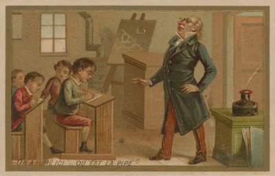 Ktoś tu palił. Gdzie jest fajka? autorstwa French School