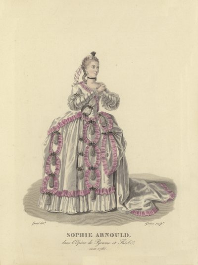 Sophie Arnould, francuska śpiewaczka operowa autorstwa French School