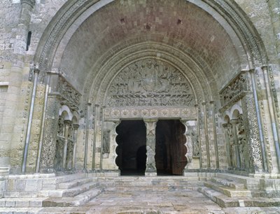 Portal południowy, zbudowany ok. 1115 autorstwa French School