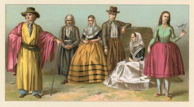 Hiszpania kostium autorstwa French School