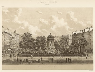 Plac Niewinnych, 1878 autorstwa French School