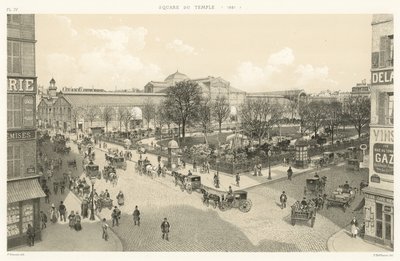 Plac Świątyni, 1881 autorstwa French School