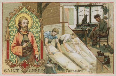St Crispin, szewcy i garbarze autorstwa French School