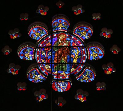 Św. Jan Chrzciciel na pustyni z Agnus Dei (w116) autorstwa French School