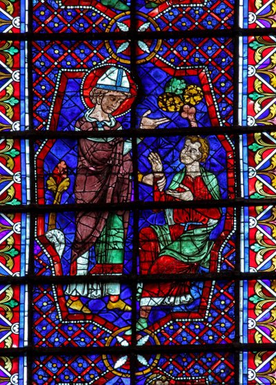 Św. Marcin – uzdrawianie chorych (w109) autorstwa French School