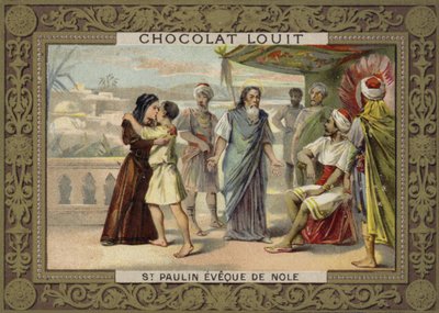Św. Paulin, biskup Nola autorstwa French School