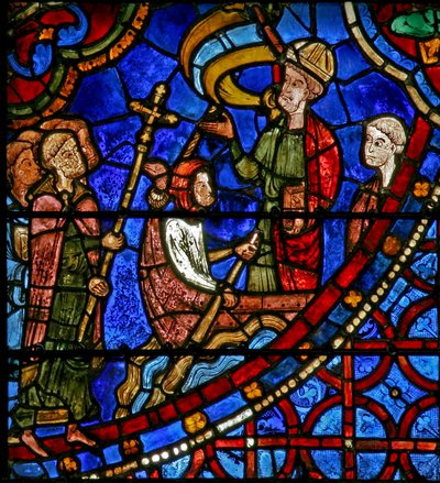 Św. Tomasz Becket wyrusza do Anglii (w18) autorstwa French School