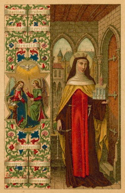 Sta Johanna Valesiensis autorstwa French School